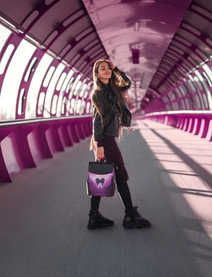 Vivian Rounded Flap Backpack