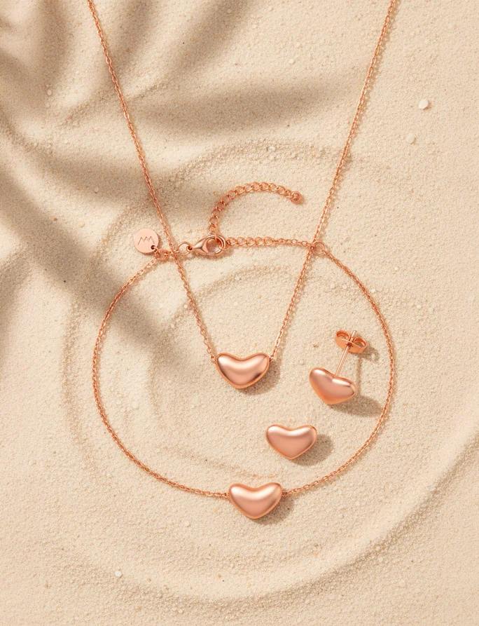 Naušnice Amoria Rose Gold