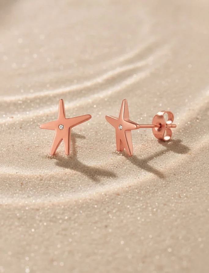 Naušnice Nyxa Rose Gold