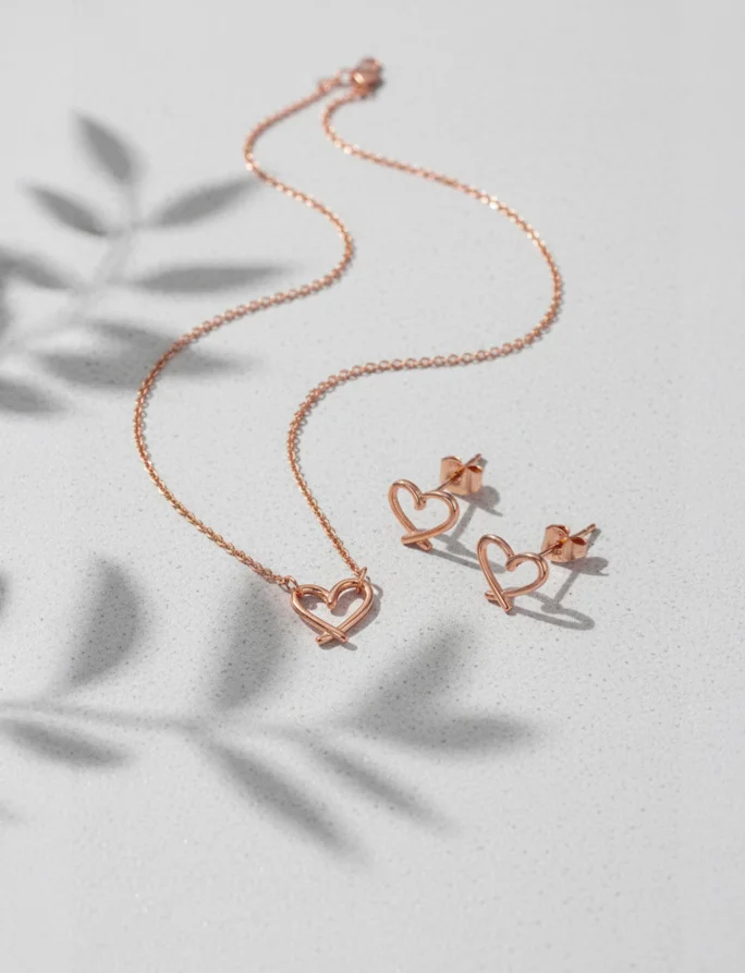 Ogrlica Emery Rose Gold