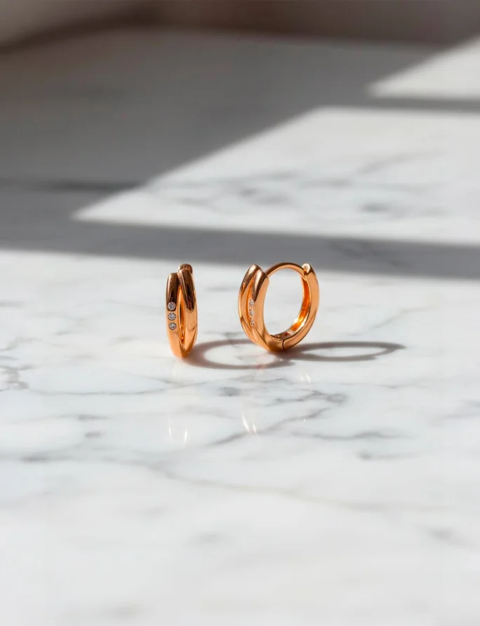 Naušnice Elysium Rose Gold