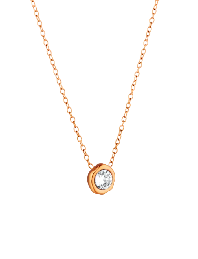 Ogrlica Ellin Rose Gold