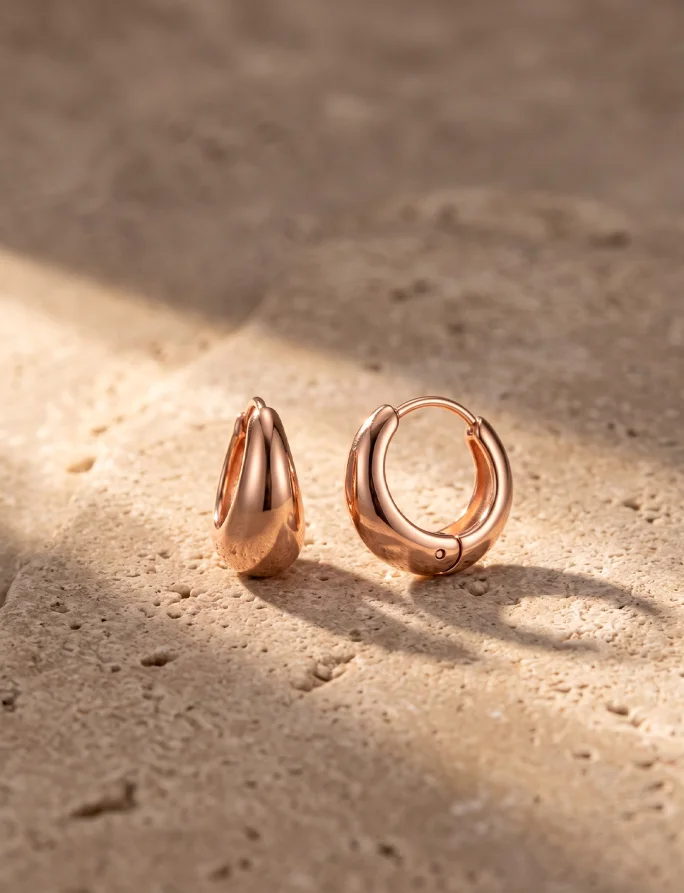 Naušnice Ringela Rose Gold