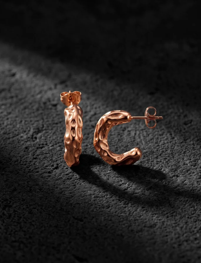 Naušnice Lyrae Rose Gold