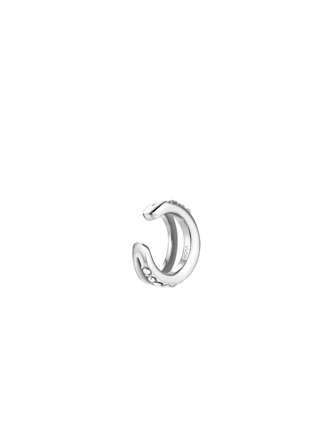 Naušnice Vein Silver