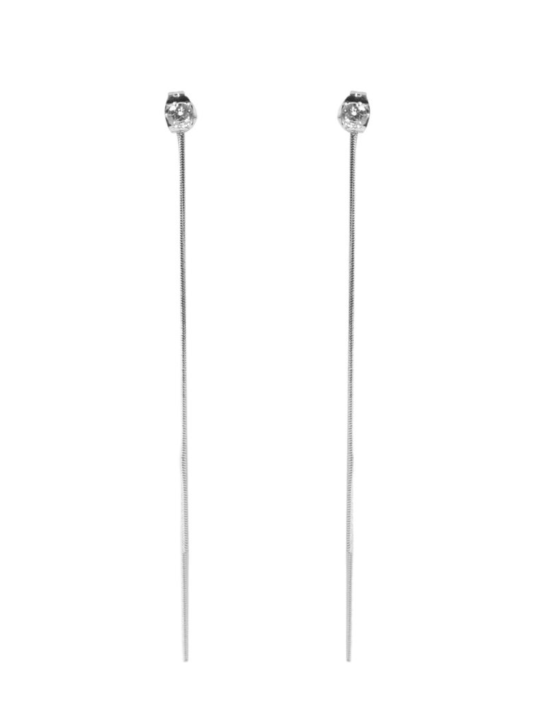 Naušnice Bowy Silver