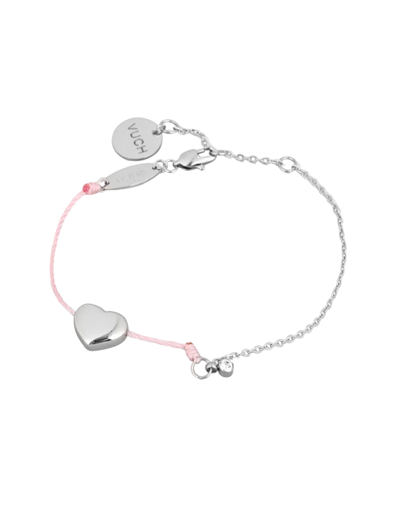 Narukvica Shiny Heart Pink