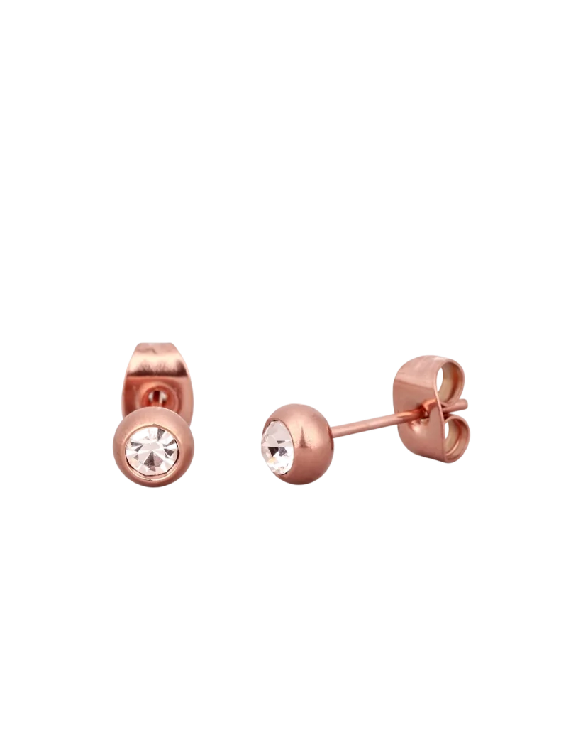 Naušnice Gem Rose Gold