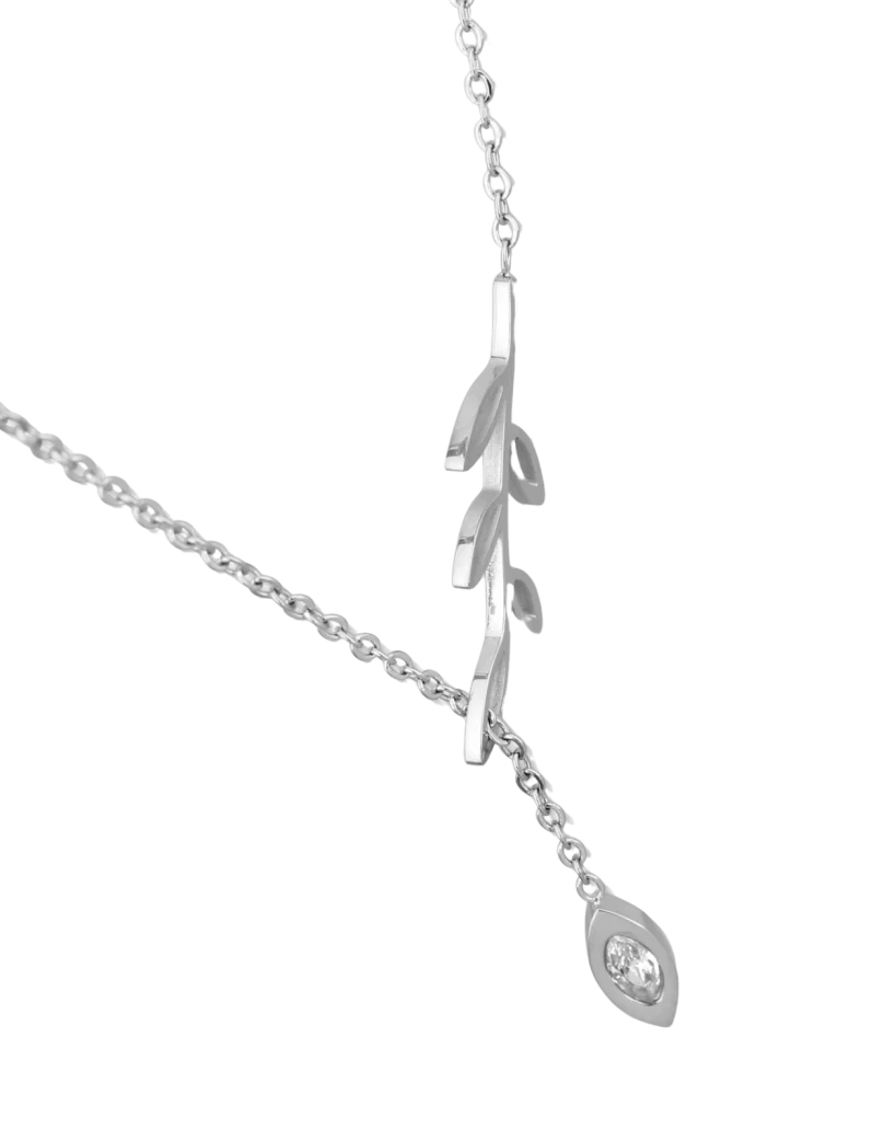 Ogrlica Fallness Silver