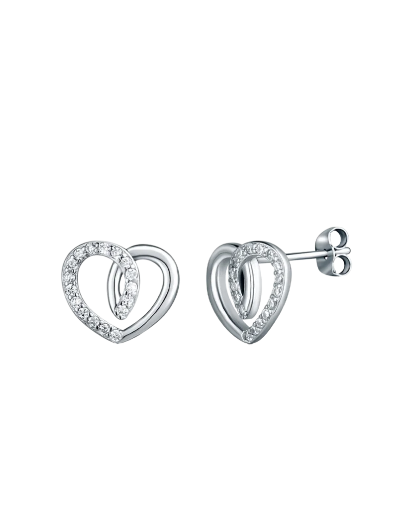 Naušnice Lotte Silver