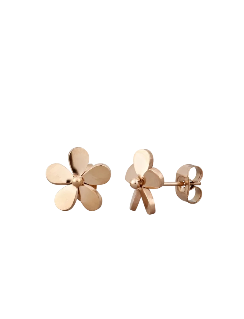 Naušnice Fleurette Rosegold