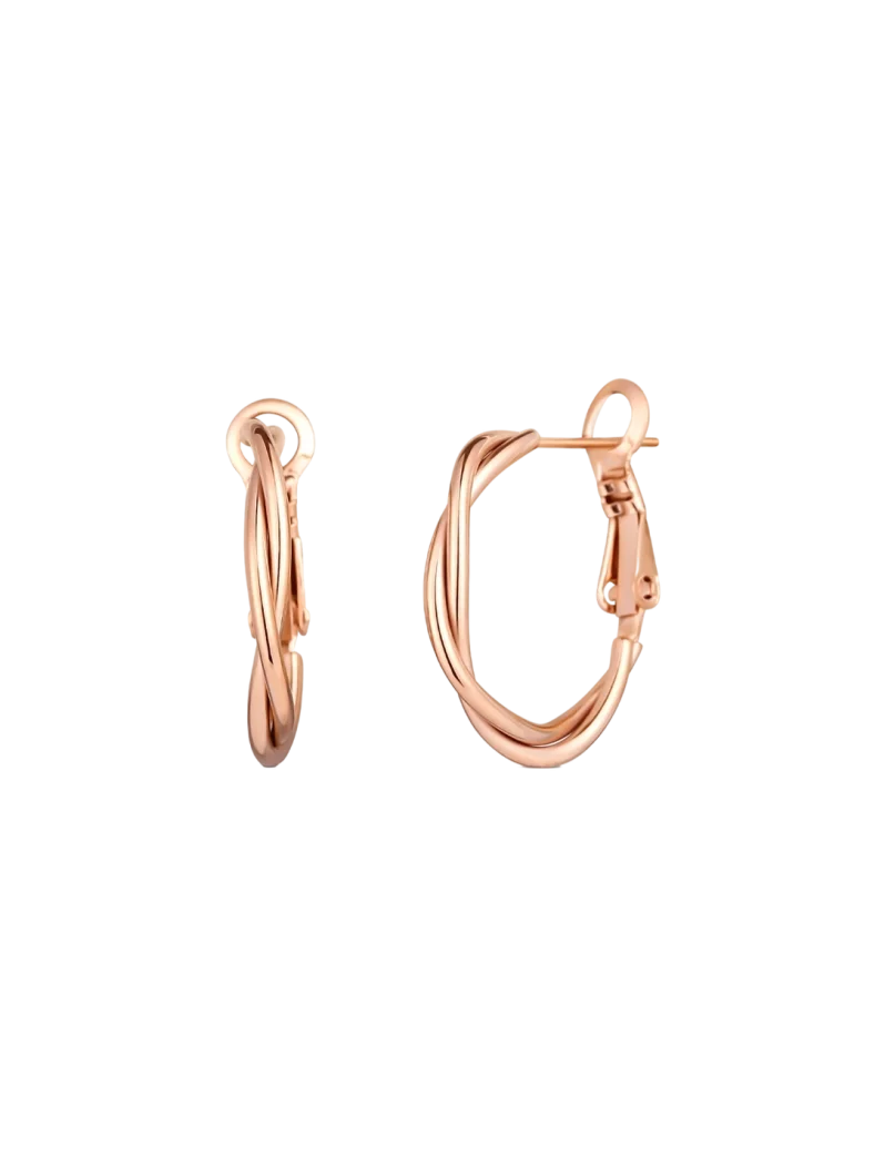 Naušnice Aster Rose Gold