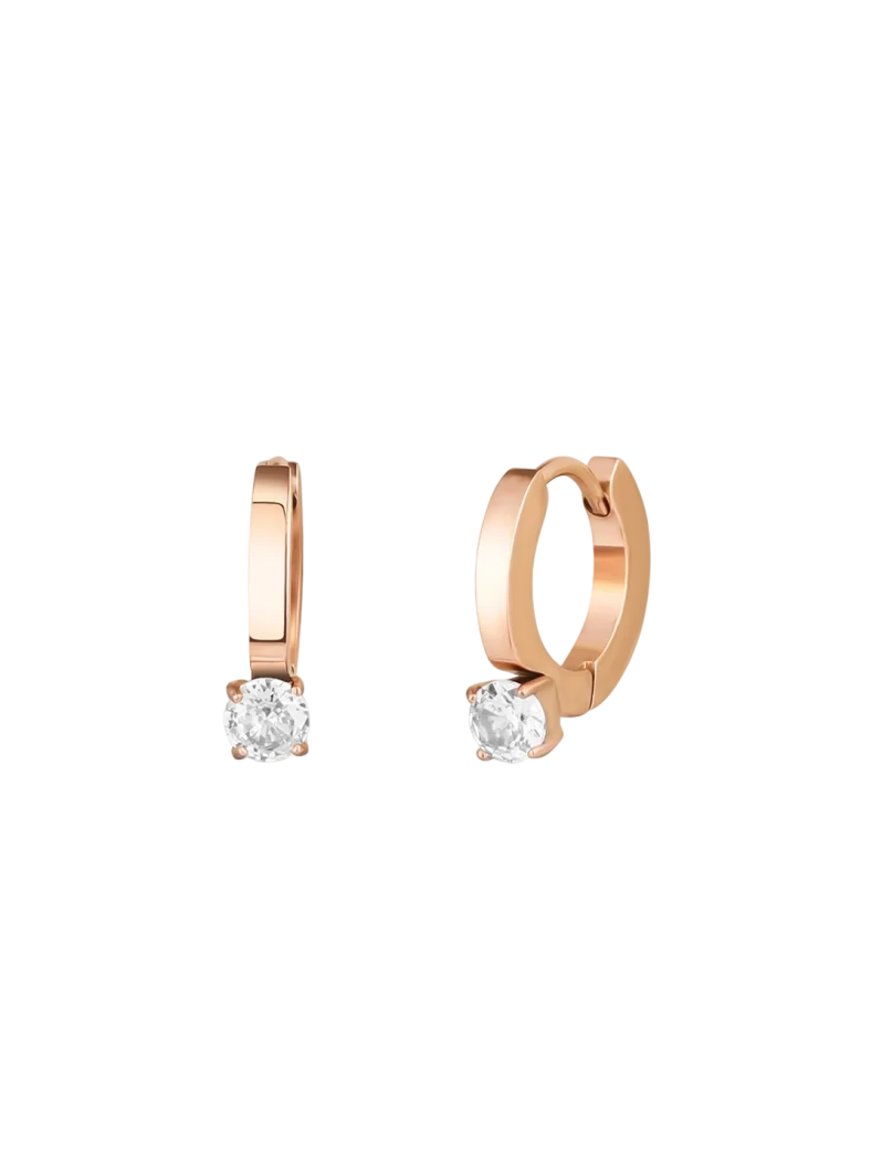 Naušnice Manilla Rose Gold