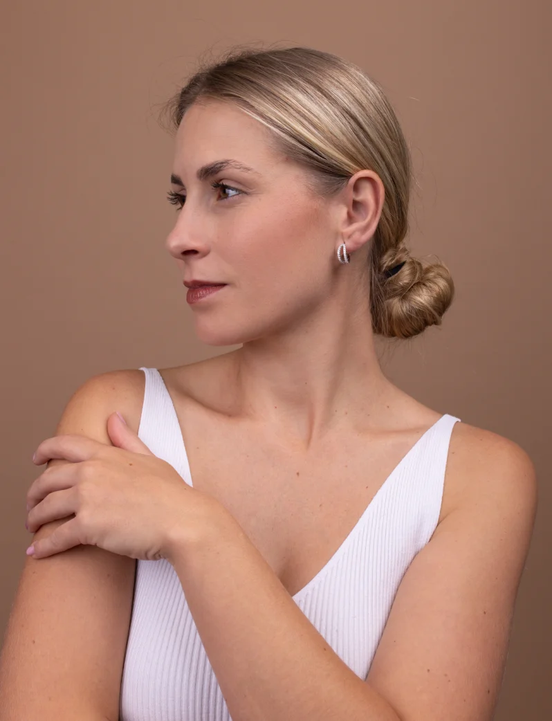 Naušnice Amity Silver