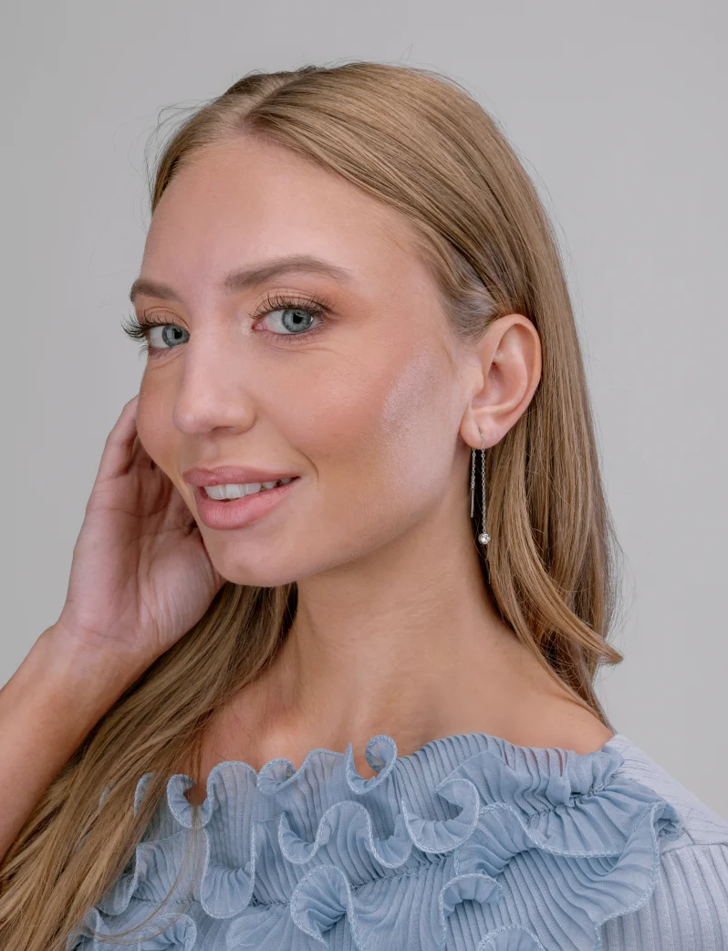 Naušnice Saria Silver