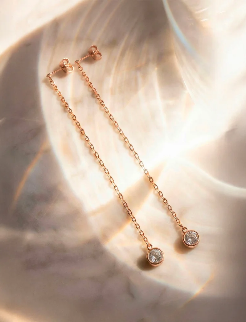 Naušnice Saria Rose Gold