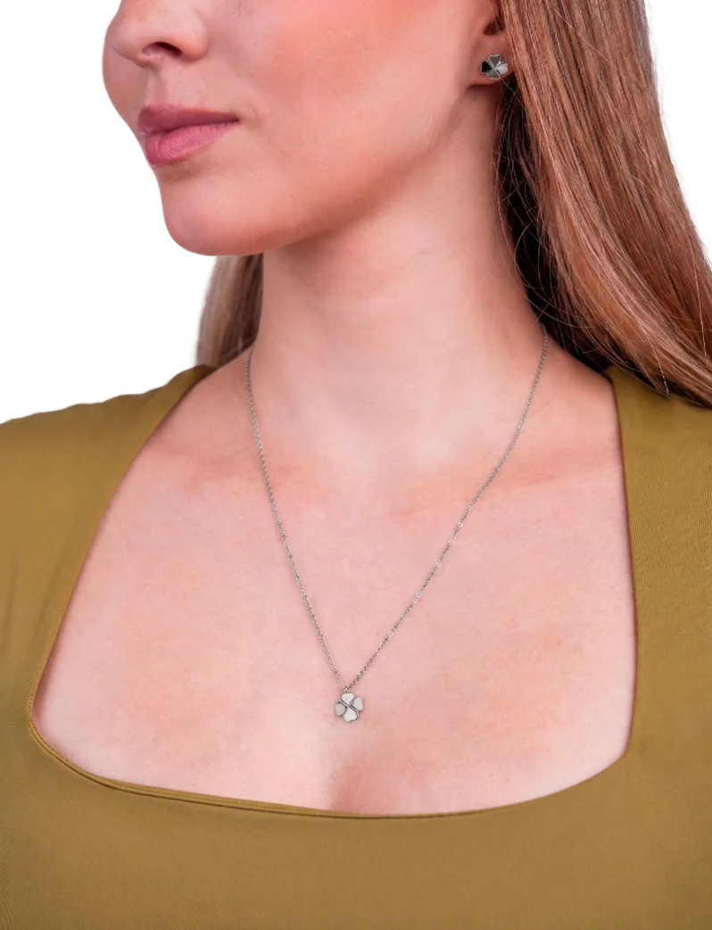 Ogrlica Fouria Silver