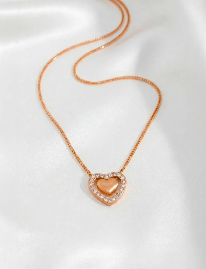 Ogrlica Lunira Rose Gold