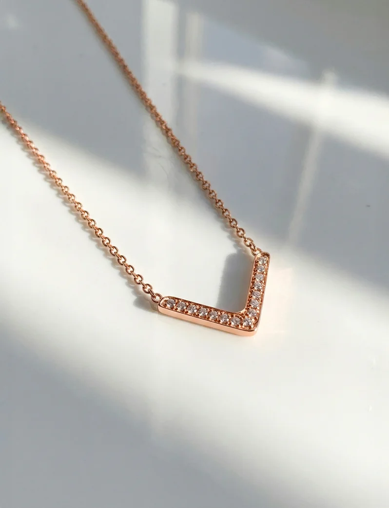 Ogrlica Amelora Rose Gold
