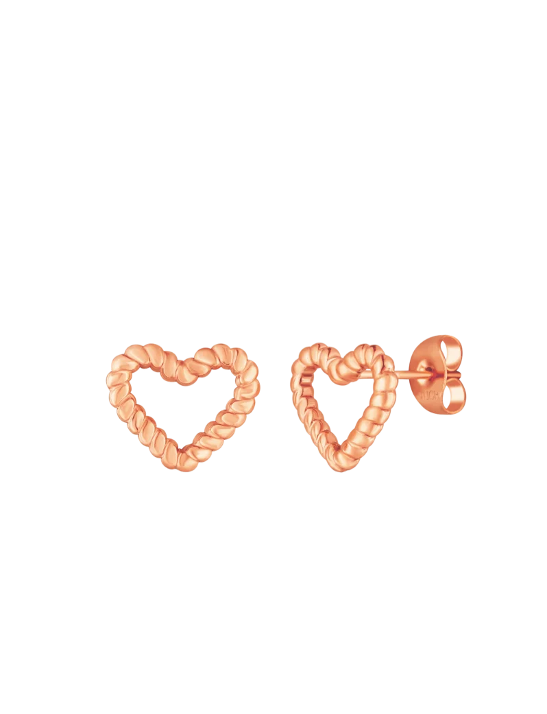 Naušnice Arisca Rose Gold
