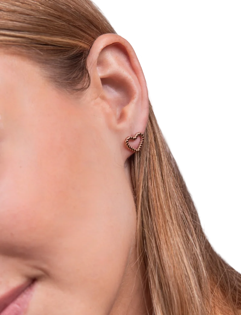 Naušnice Arisca Rose Gold
