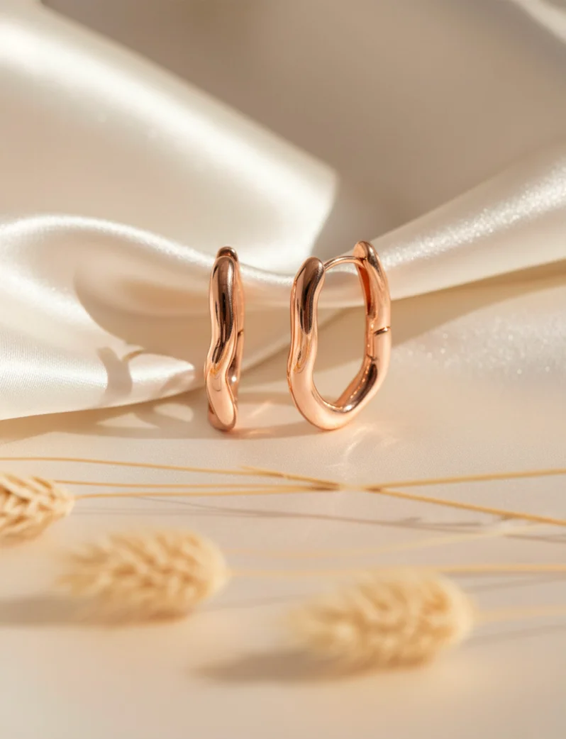Naušnice Lauvien Rose Gold