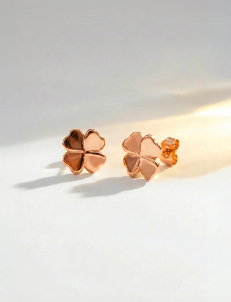 Naušnice Fouria Rose Gold