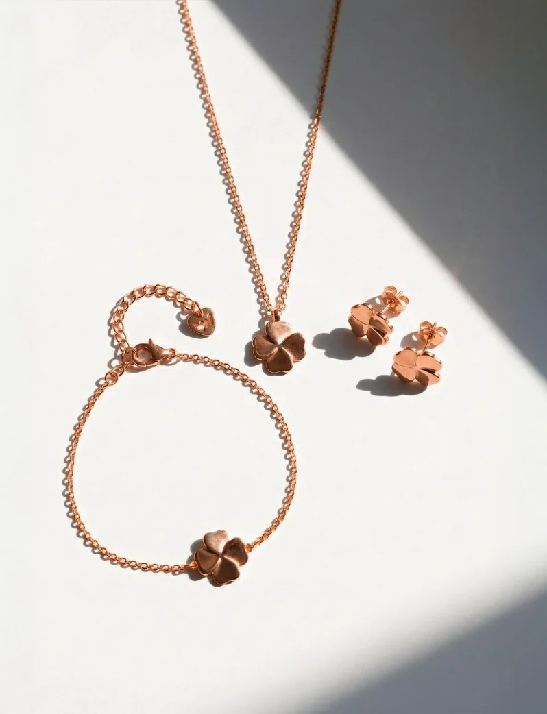 Naušnice Fouria Rose Gold