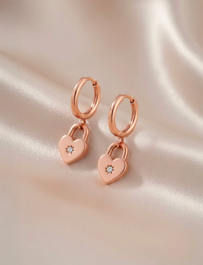 Naušnice Zibella Rose Gold
