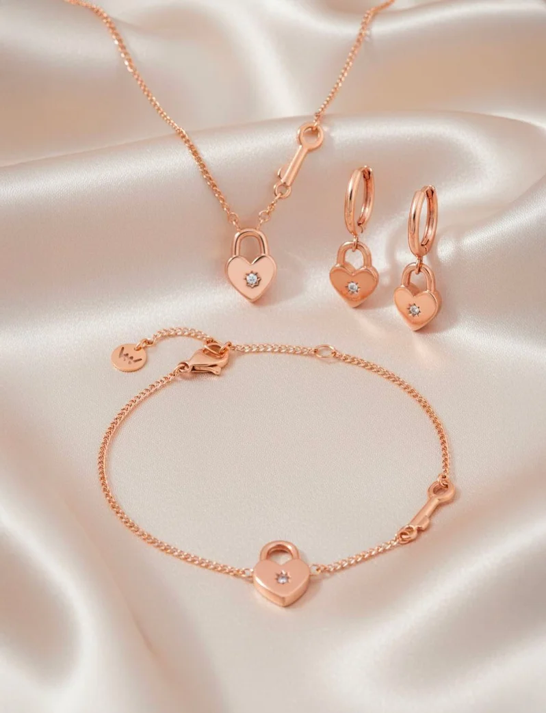 Naušnice Zibella Rose Gold
