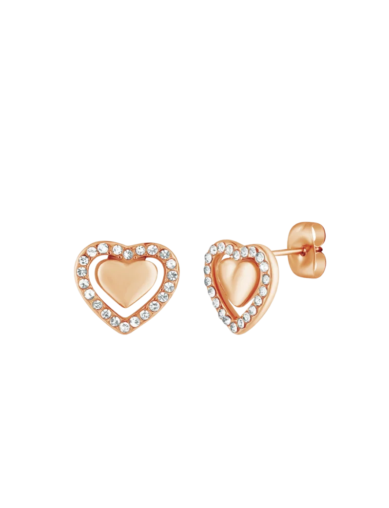 Naušnice Lunira Rose Gold