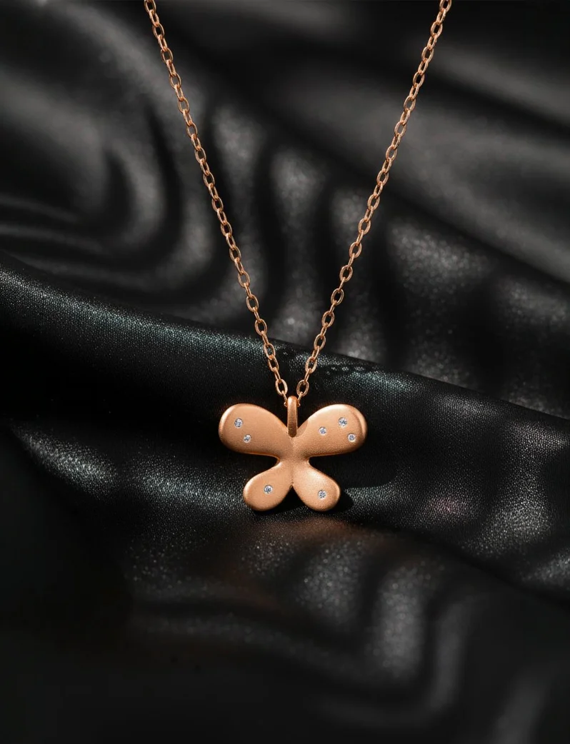 Ogrlica Sanija Rose Gold