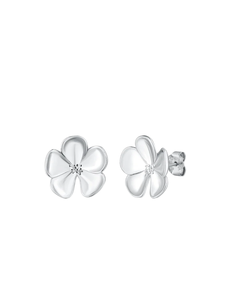 Naušnice Floret Silver