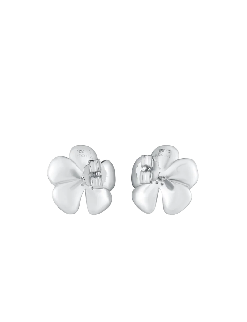 Naušnice Floret Silver