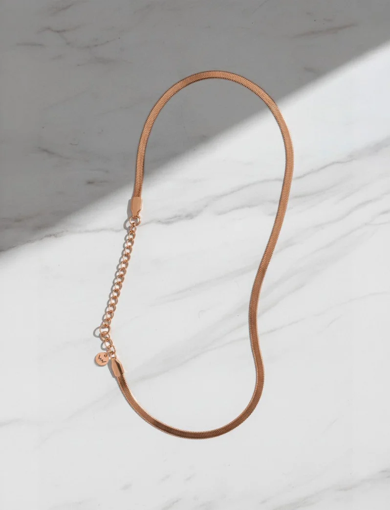 Ogrlica Evoa Rose Gold