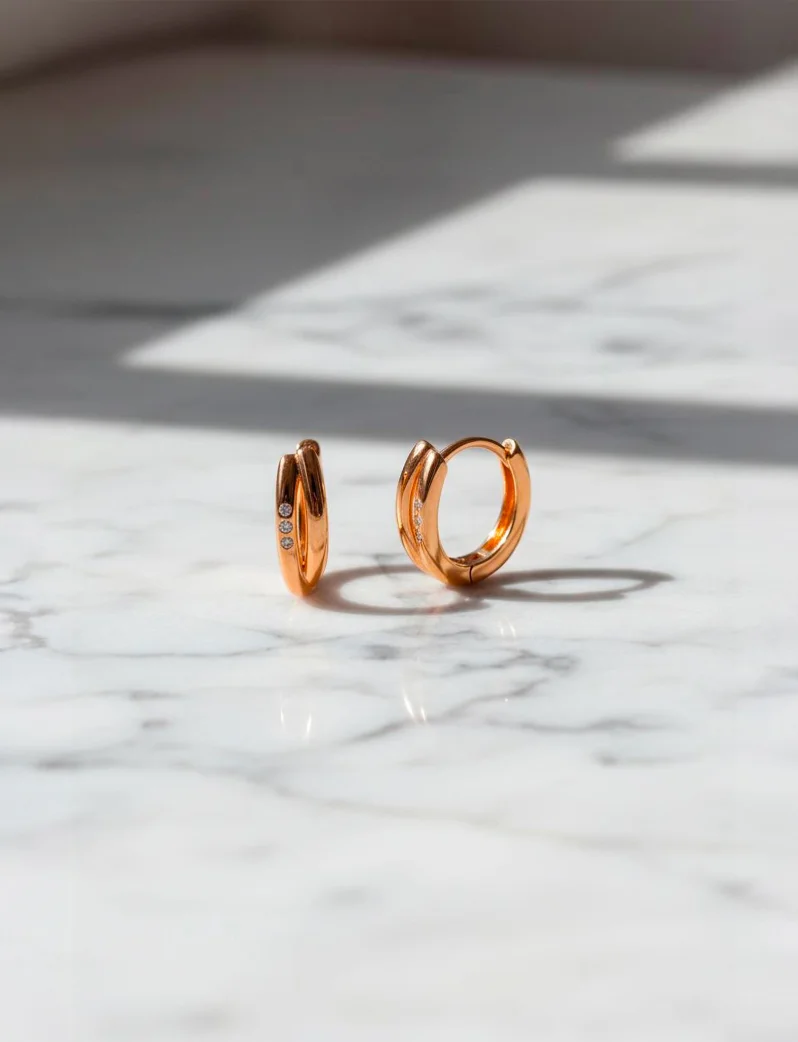 Naušnice Elysium Rose Gold
