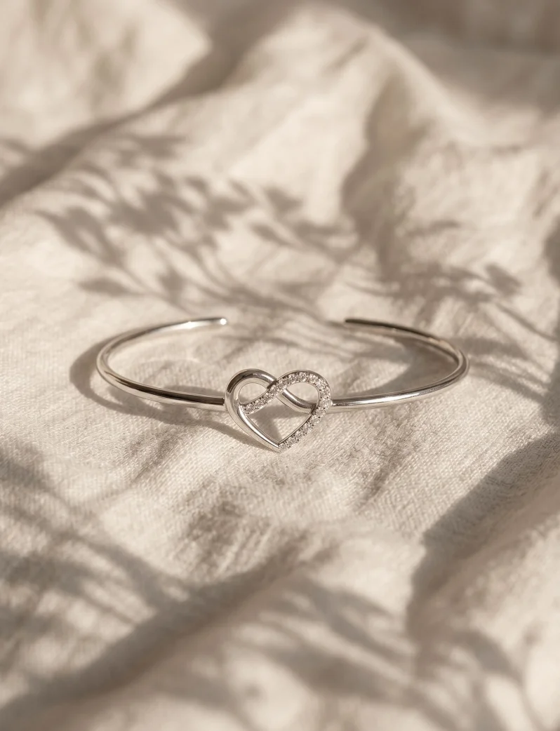 Narukvica Annie Heart Silver