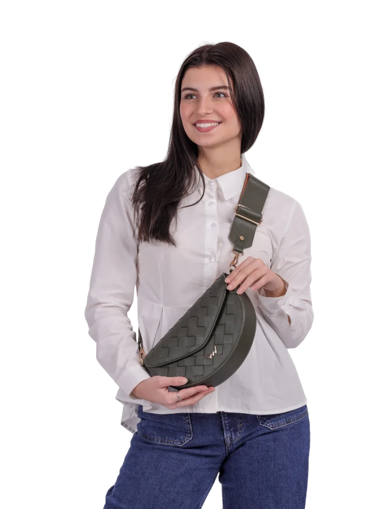 Tricia Intrecciato Olive