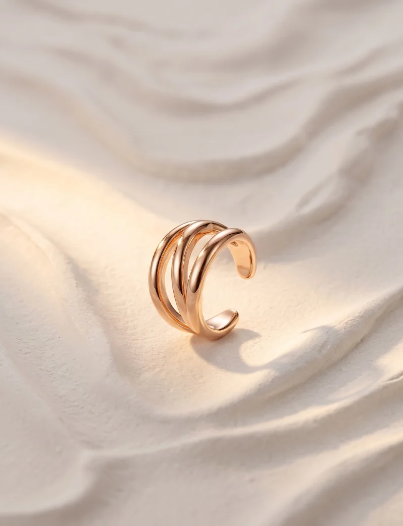 Naušnice Rift Rose Gold