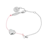 Narukvica Shiny Heart Pink