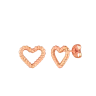 Naušnice Arisca Rose Gold